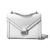Michael Kors White Canvas Crossbody Bag