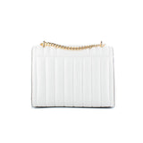 Michael Kors White Leather Shoulder Bag