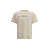 Alexander McQueen Cream Cotton T-Shirt