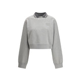 Miu Miu Gray Cotton Sweatshirt