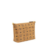 MCM Brown Polyethylene Shoulder Bag