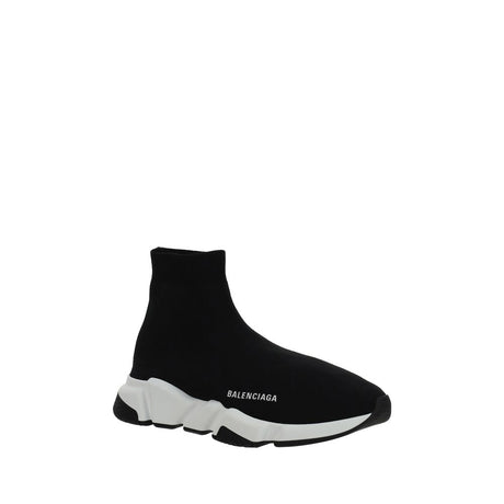 Balenciaga Black Elastane Athletic Sneakers