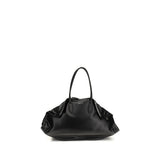 Alexander McQueen Black Calf Leather Bos Taurus Shoulder Bag