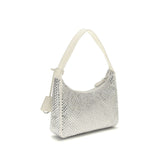 Prada White Viscose Shoulder Bag