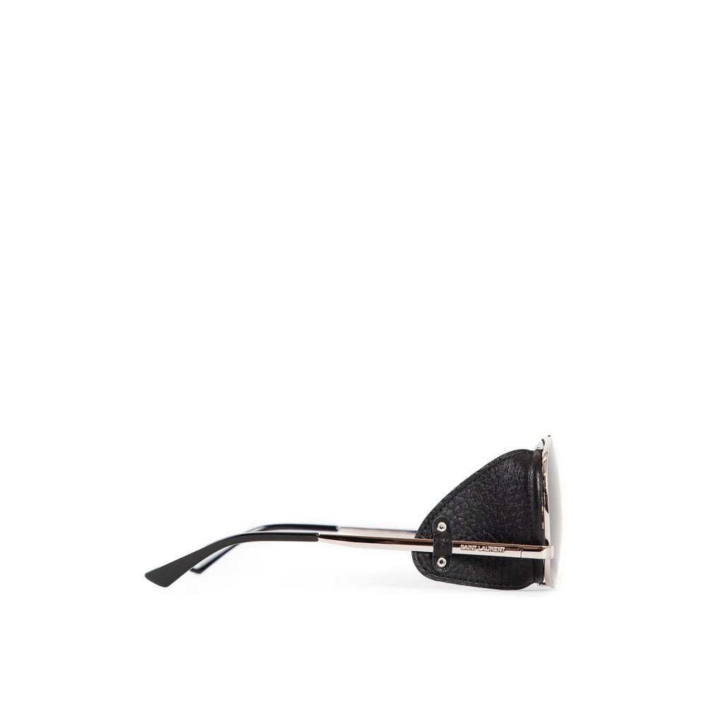 Saint Laurent Silver Metal Sunglasses