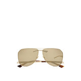 Saint Laurent Gold Metal Sunglasses