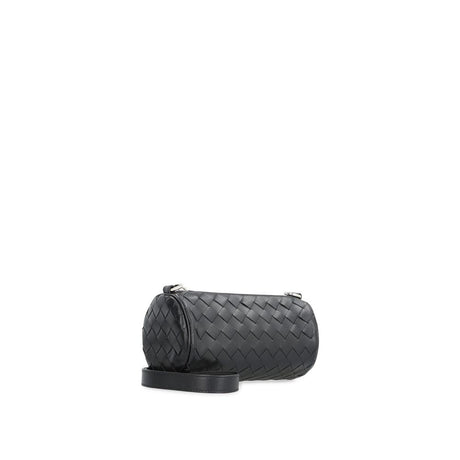 Bottega Veneta Black Calfskin Shoulder Bag