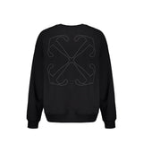 Off-White Black Cotton Sweatshirt