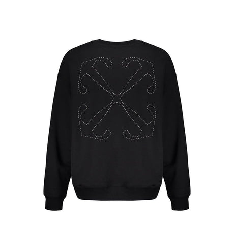 Off-White Black Cotton Sweatshirt