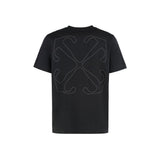 Off-White Black Cotton T-Shirt
