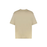 Off-White Beige Cotton T-Shirt