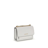 Michael Kors White Calf Leather Bos Taurus Wallet