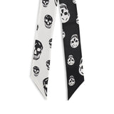 Alexander McQueen Black Silk Scarf
