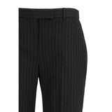 Alexander McQueen Black Wool Dress Pants