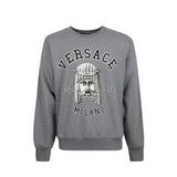Versace Gray Cotton Sweatshirt