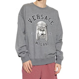 Versace Gray Cotton Sweatshirt