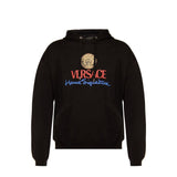 Versace Black Cotton Sweatshirt