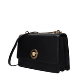 Versace Black Leather Crossbody Bag