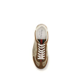 Gucci Brown Calf Leather Bos Taurus Sneakers