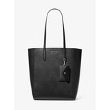 Michael Kors Black Leather Tote Bag
