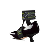 Dior Black Calfskin Mid Heel Pumps