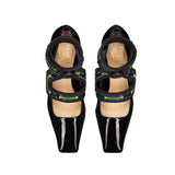 Dior Black Calfskin Mid Heel Pumps