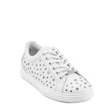Jimmy Choo White Calfskin Low Top Sneakers