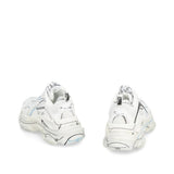 Balenciaga White Calfskin Chunky Sneakers