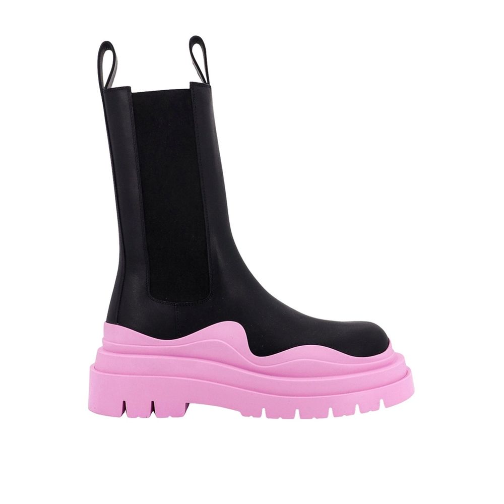 Bottega Veneta Black Calfskin Ankle Boots