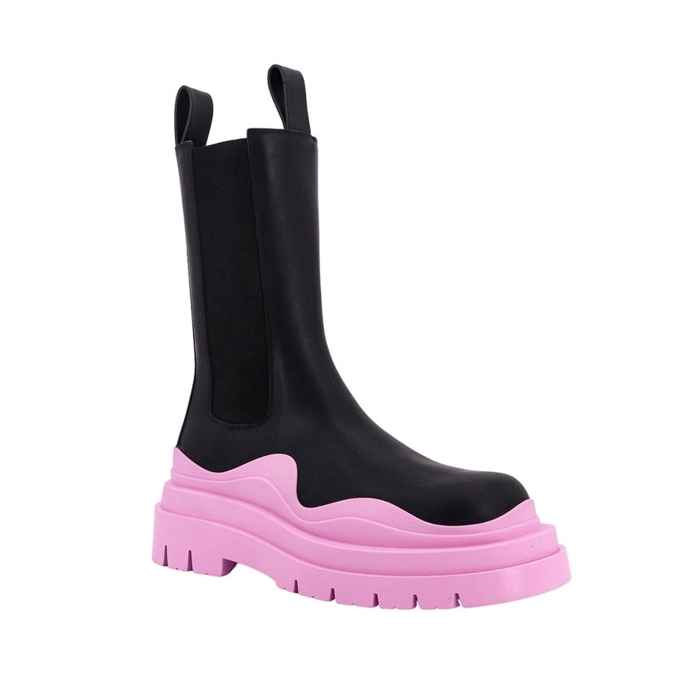Bottega Veneta Black Calfskin Ankle Boots