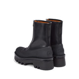 Chloé Black Calfskin Lace-Up Boots