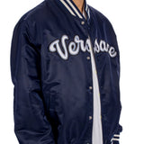 Versace Blue Nylon Bomber