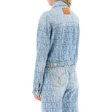 Versace Blue Cotton Denim Jacket