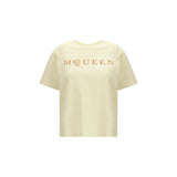Alexander McQueen Bicolor Cotton T-Shirt