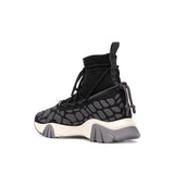 Versace Black Fabric Athletic Sneakers