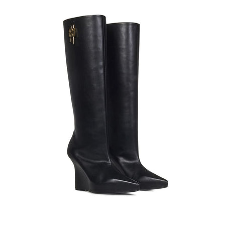 Givenchy Black Calfskin Ankle Boots