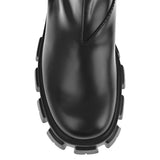 Prada Black Calfskin Chelsea Boots