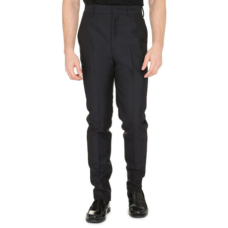 Prada Blue Mohair Dress Pants