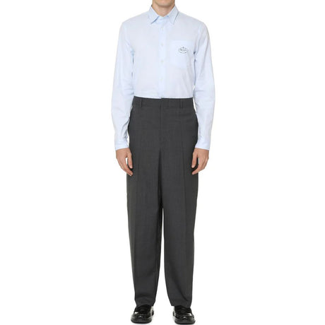 Prada Blue Cotton Dress Shirt