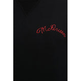 Alexander McQueen Black Cotton Sweatshirt