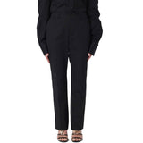 Saint Laurent Black Cotton Casual Pants