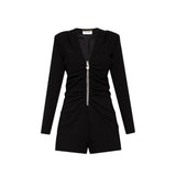 Saint Laurent Black Acetate Jumpsuit