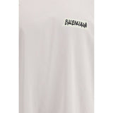 Balenciaga White Cotton T-Shirt