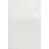 Burberry White Cotton Sportswear