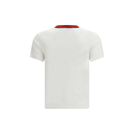 Gucci White Cotton T-Shirt