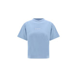 Balenciaga Blue Cotton T-Shirt