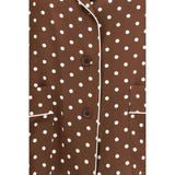 P.A.R.O.S.H. Brown Silk Pattern Shirt