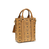 MCM Brown Fabric Shoulder Bag