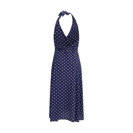 P.A.R.O.S.H. Blue Silk Casual Dress