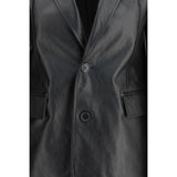 Balenciaga Black Leather Jacket